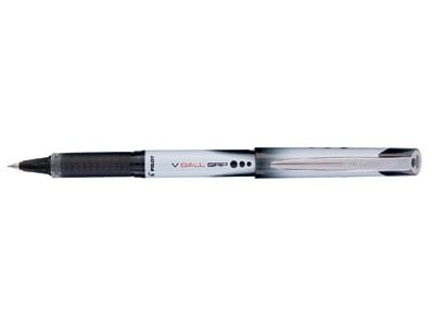 Pilot V-ball, Stiftpenna, Svart, Grå, Svart, 0,3 mm, Medium, Ambidextrous