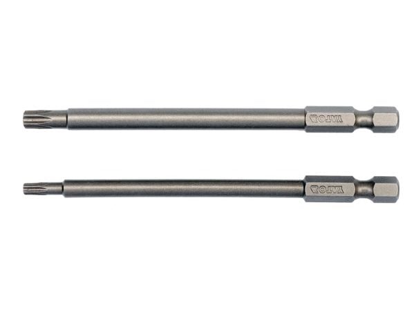 Yato YT-0491, 2 stykker, Torx, T15, T27, Stål, 100 mm, 25,4 / 4 mm (1 / 4")