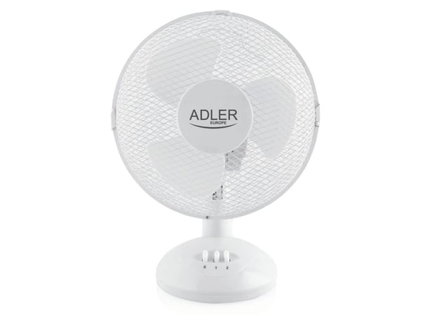 Adler AD 7302, Husholdningsvifte, Hvit, Gulv, Bord, 56 dB, 23 cm, 840 m³/t