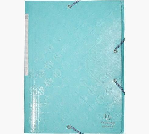 Exacompta 55220E, Tegnemappe, A4, Trykkbrett, Bærsmak, Blå, Grønn, Turkis, Landskap, 250 ark