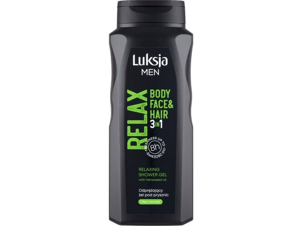 Luxja Men Relax Rentouttava 3-in-1 suihkugeeli 500 ml