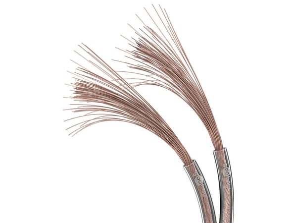Goobay 67727, Kuparipinnoitettu alumiini (CCA), 25 m, Läpinäkyvä