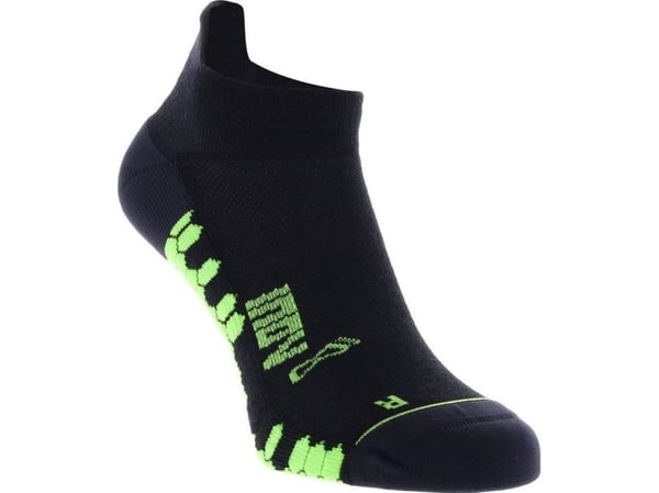 Inov-8 Trailfly sokk low, svart/grønn, 2 par 36–40
