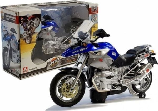 Lean Sport batteridrevet motorsykkel med lys og musikkblått Lean Sport batteridrevet motorsykkel med lys og musikkblått