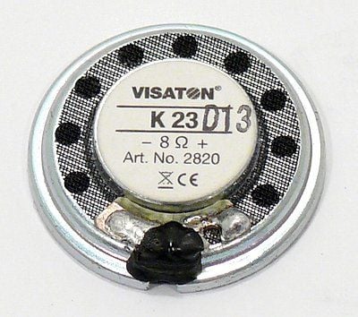 Visaton K 23 - 8 Ohm - Högtalardrivrutin - 0.3 Watt - 0.9"