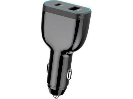 CoreParts USB-C Car Charger, Sisätila, USB, 5 V, 4 A, Musta