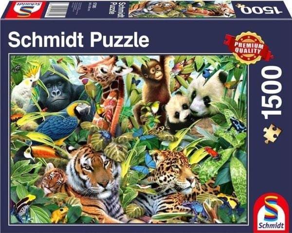 Schmidt Spiele 57385, 1500 kpl, Eläimet, 12 vuosi/vuosia