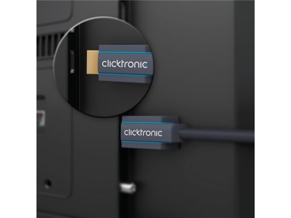ClickTronic 40990, 2 m, HDMI Type A (Standard), HDMI Type A (Standard), Lajittelu