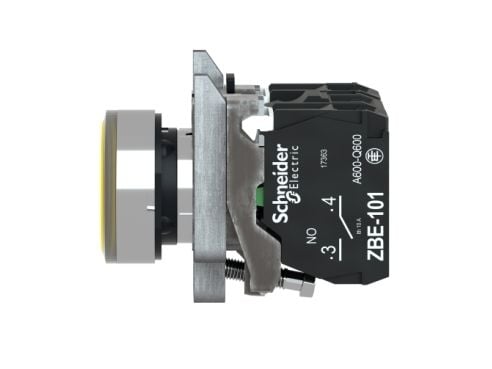 Schneider Electric XB4BW3565 Valaistu painonappi 600 V 6 A Kosketus (L x S x K) 57 x 30 x 47 mm IP66, IP67, IP69 , IP69K 1 kpl 1 kpl