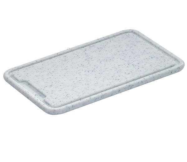 Zassenhaus 060065, Rektangulær, Polyethylen, Grå, Kokt kjøtt, Fisk & sjømat, 230 mm, 360 mm