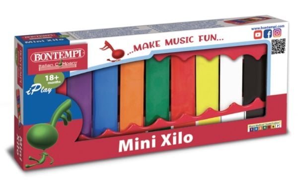 Bontempi 55 0833, Musikinstrument leksak, Xylofon, 1,5 År, 199 g, Multifärg
