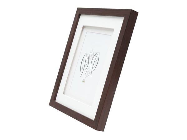 Deknudt S65KQ1, Kartong, Glass, Tre, Brun, Enkel bilderamme, Bord, Vegg, 20 x 30 cm, Rektangulær