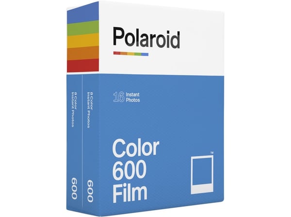 Polaroid - Hurtigvirkende fargefilm - 600 - ASA 640 - 8 eksponeringer - 2 kassetter