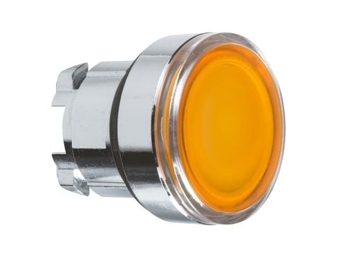 Schneider Electric ZB4, Nappi, Oranssi, Universal LED, IP66, IK06, Luokka I