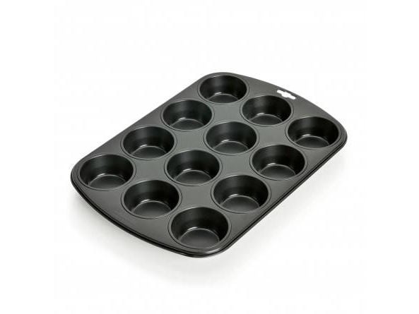 Kaiser 2300646206, Muffinsform, Oval, Strykejern, Flat overflate, 230 °C, Svart