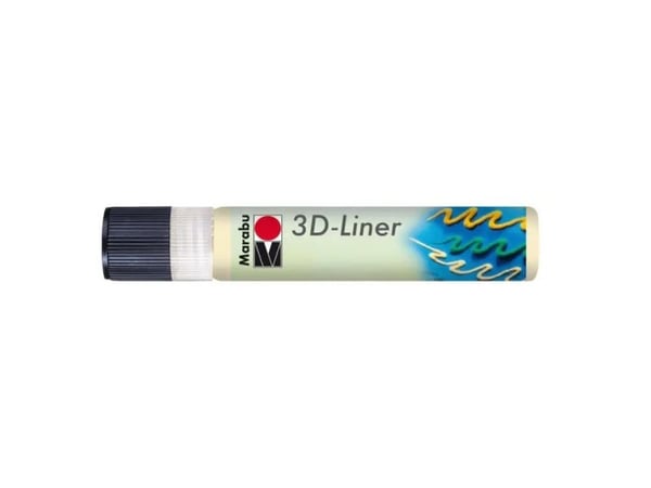 3D liner pastellin keltainen 25ml