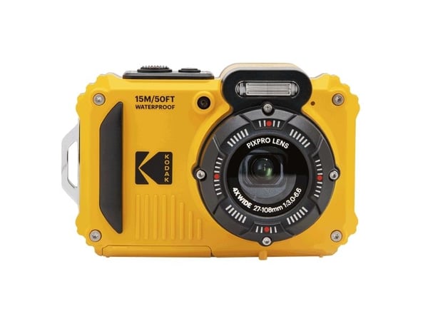 Kodak PixPro, 16 MP, 1920 x 1080 piksler, 1/2.7", BSI CMOS, 4x, Gult