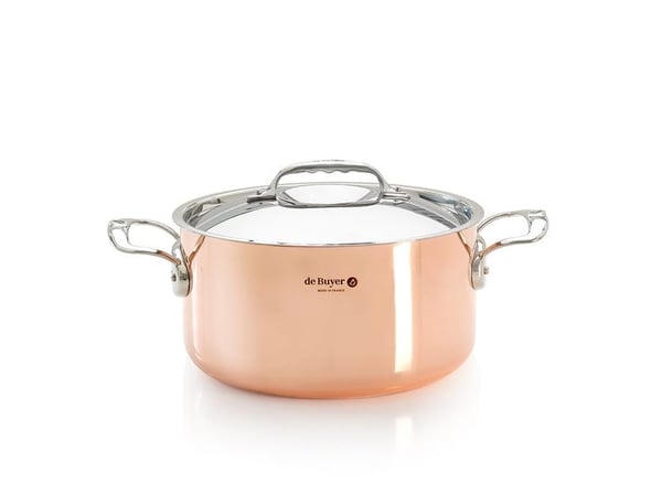 de Buyer Prima Matera, 3,3 L, Kobberfarve, Kobber, Rustfrit stål, Rustfrit stål, Rustfrit stål, Rustfrit stål, 20,3 cm