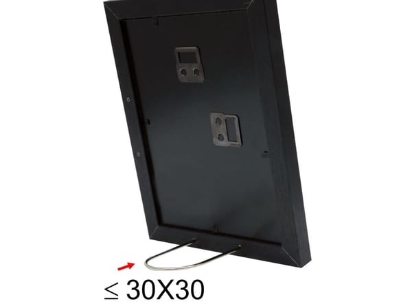 Deknudt S66KF2 P1, Glass, MDF, Tre, Sort, Enkel bilderamme, Bord, Vegg, 30 x 45 cm, Rektangulær