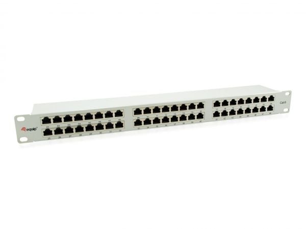 Equip 326349, 10/100/1000Base-T(X), Raskt Ethernet, Gigabit Ethernet, 1000 Mbit/s, RJ-45, Cat6, Grå