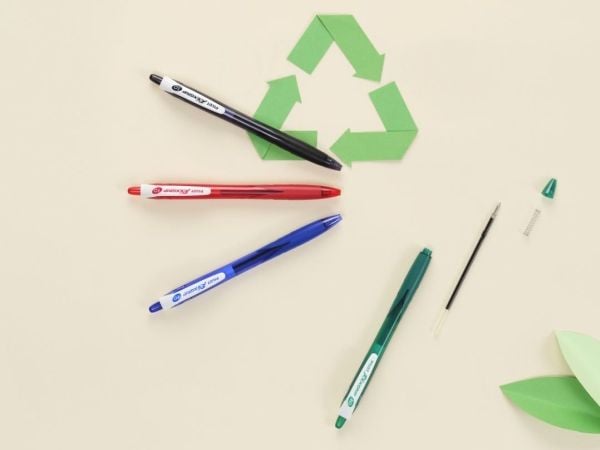 Kuglepen, Pilot BeGreen Rexgrip, 1 mm, blå, pakke a 10 stk