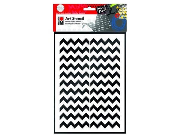 Marabu 028500002, Symbolsjablong, Voksne & barn, Sort, 297 mm, 210 mm