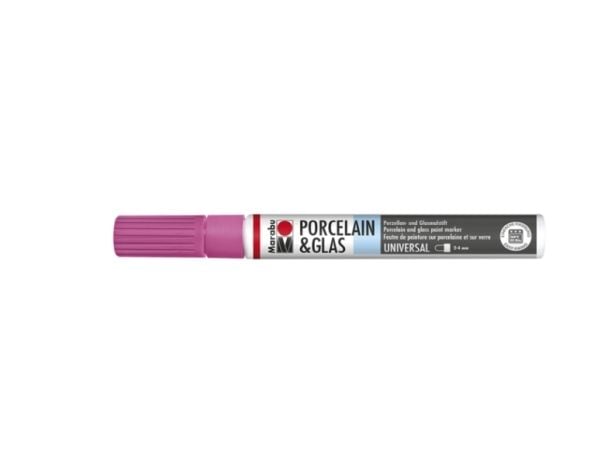 Marabu 01230034033, Rosa, Assorterte farger, ROSE PINK, 2 mm, 4 mm, Fotoark kartong, Keramisk, Glass, Glazed tile, Stoff/Tøy, Metall, Porselen, Pro...