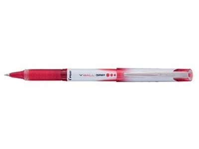 Pilot V-ball, Stiftpenna, Grå, Röd, 0,3 mm, Medium, Ambidextrous, CE