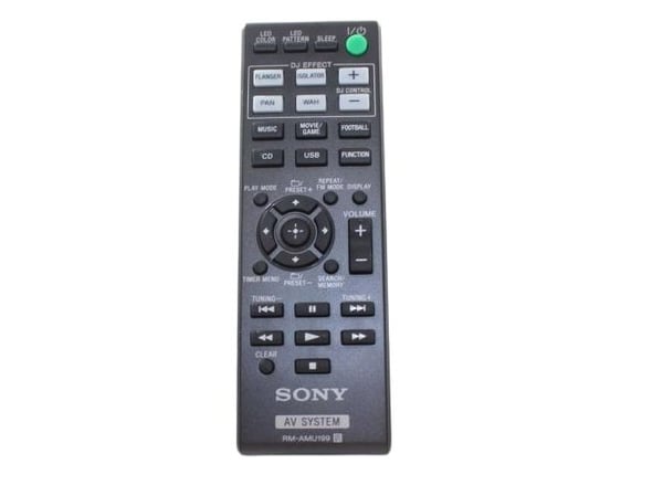 Sony 149280011, Lyd, Trykknapper, Sort