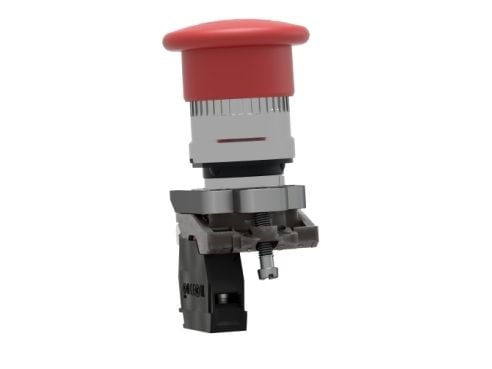 Schneider Electric XB4, Nappi, IP66, IK06, 40 mm, 82 mm, 47 mm