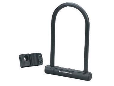 MASTER LOCK 8170EURDPRO, U-lukko, Musta, Terästä, Vinyyli, 20 cm