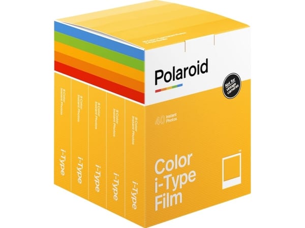 Polaroid - Hurtigvirkende fargefilm - I-type - ASA 640 - 8 eksponeringer - 5 kassetter