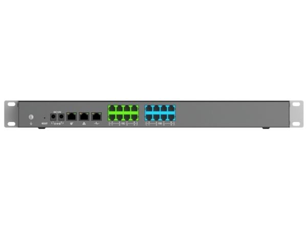 Grandstream UCM6308 - IP-PBX - rackmonterbar - 8 FXO-porter - 8 FXS-porter - 3 x 10/100/1000