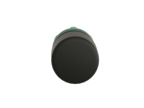 SCHNEIDER ELECTRIC Muovityynyn painepää Ø30 mm:n tyynyllä, musta väri, jousipalautuksella varustettu