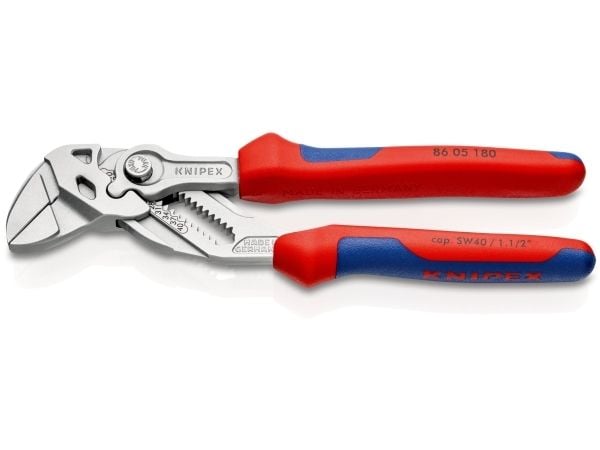 KNIPEX - Tunge- og spaltetang - 180 mm - maks. åpning: 40 mm