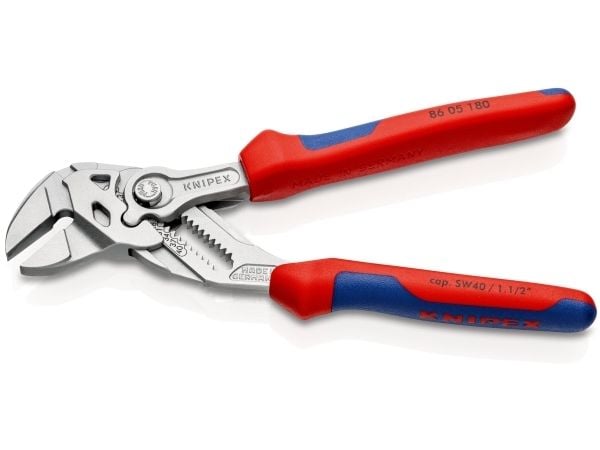 KNIPEX - Tunge- og spaltetang - 180 mm - maks. åpning: 40 mm