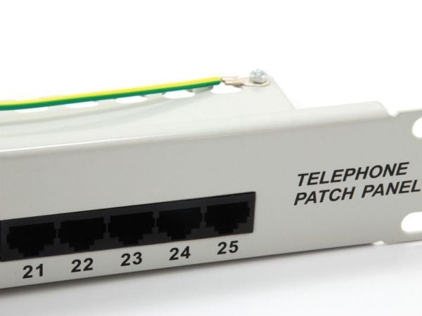 Equip 125296, RJ-45, Cat3, Grå, Metall, Rackmontering, 1U