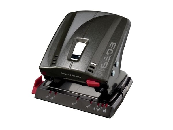 Maped M630311, 35 ark, Sort, Metall, 8 mm, 5,5 mm, A4, US, A5, F3 x 8, A6, 3×8