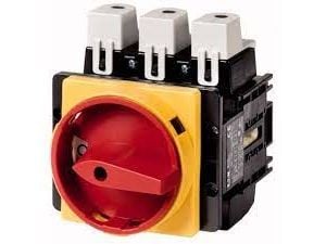 Eaton P5-125/EA/SVB, Kiertokytkin, 3P, Punainen, Keltainen, IP65, IEC/EN 60947, VDE 0660, IEC/EN 60204, CSA, UL, 690 V
