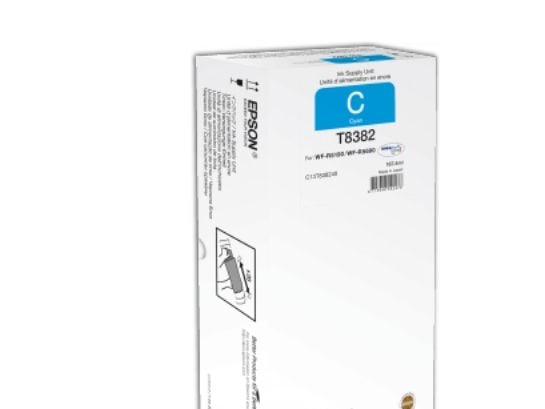 Epson T8382 - 167.4 ml - cyan - original - blekkrefill - for WorkForce Pro WF-R5190, WF-R5190DTW, WF-R5690, WF-R5690DTWF, WF-R5690DTWFL