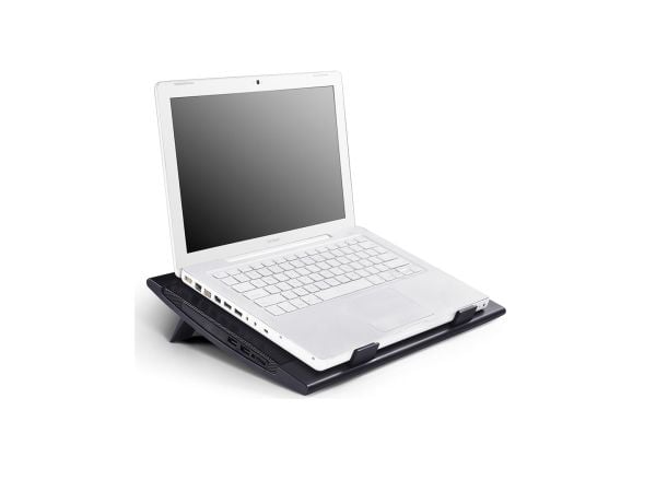 Deepcool WIND PAL FS - Notebookstativ - med 2 kjølevifter, 2-porters USB-hub - svart