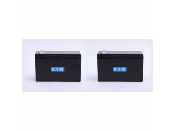 Eaton 68766SP, 12 V, 9 ah, 2 kpl, Musta, 5S, Ellipse ECO, Ellipse PRO, Sealed Lead Acid (VRLA)