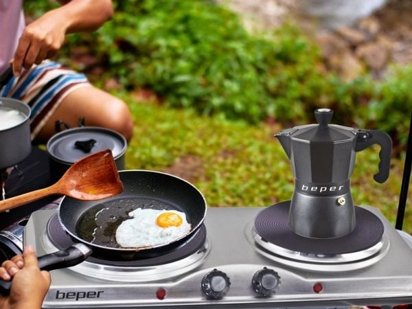 Beper 90.825, 2 stk, Rustfrit stål, Rustfrit stål, 18,5 cm, Strøm, 1500 W