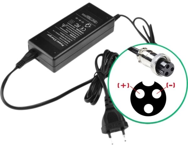 DLH DY-AI3631, Elektrisk sykkel, Innendørs, 24 V, 29 V, 2 A, Sort