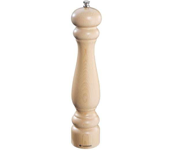 Zassenhaus 020694, Salt- och pepparkvarn, Trä, Peppar, Salt, 61 mm, 61 mm, 300 mm