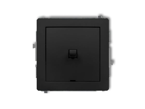 Karlik 12DWPUS-4.1, Painikekytkin, Musta, IP20, 250 V, 10 A Karlik 12DWPUS-4.1, Painikekytkin, Musta, IP20, 250 V, 10 A