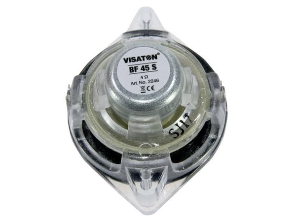 Visaton BF 45 S, Täydellinen kaiutinkaiutin, 4 W, soikea, 8 W, 4 ohmia (O), 90 - 20000 Hz