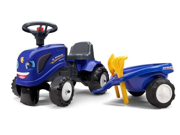 Falk 280C, 1 år, 6 hjul, plast, stål, blå, svart