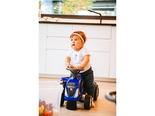 Falk 280C, 1 år, 6 hjul, plast, stål, blå, svart