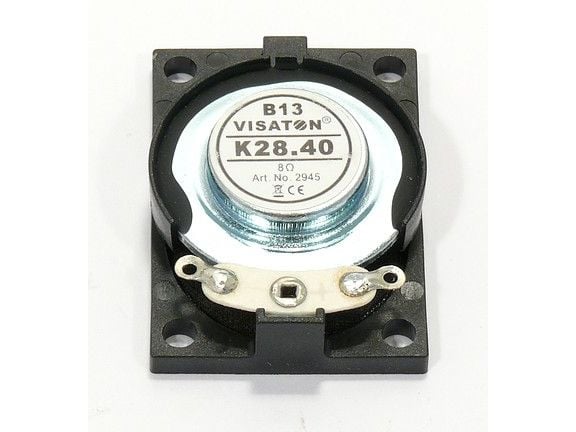 Visaton K 28.40, Full rekkevidde, 2 W, Rektangulær, 3 W, 8 O, 230 - 20000 Hz